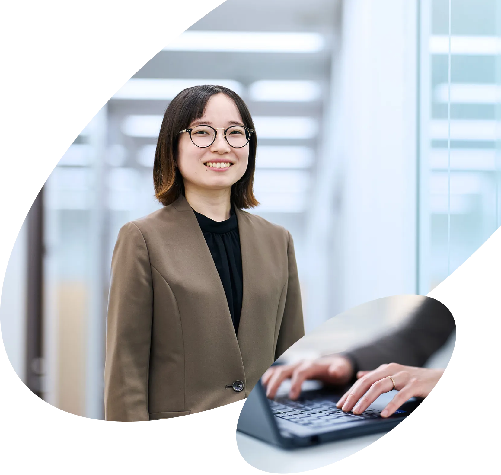 画像：総務部 採用担当 2017年新卒入社　N.N.