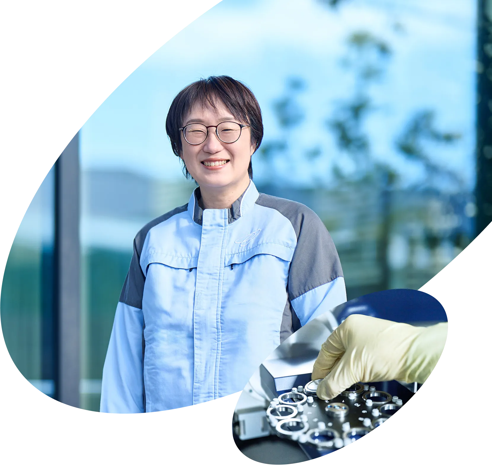 画像：研究開発部 係長 2001年新卒入社　M.T.